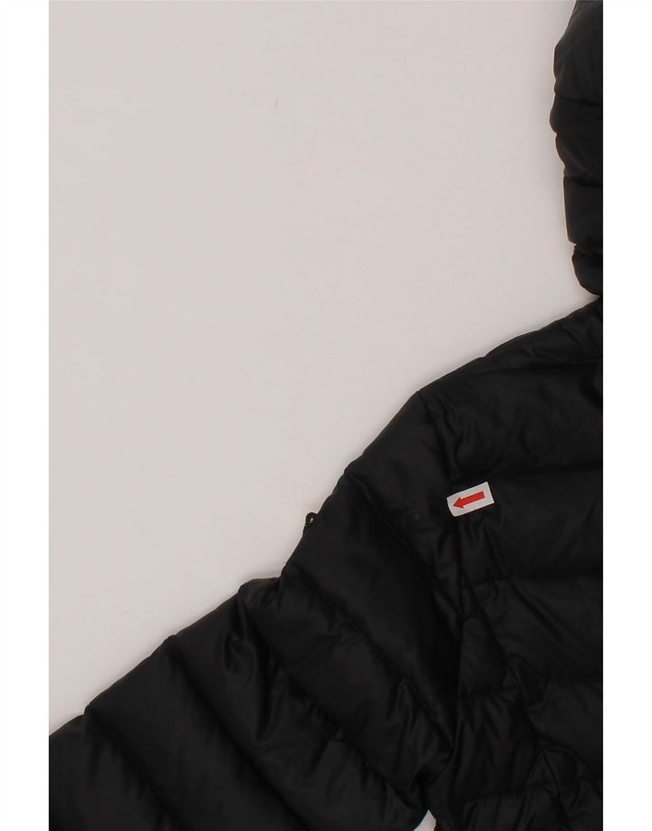 GUESS Girls Hooded Padded Jacket 7-8 Years Black Polyamide Vintage Guess and Second-Hand Guess from Messina Hembry 