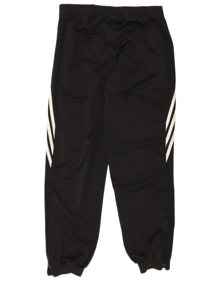 ADIDAS Mens Tracksuit Trousers Joggers Small  Black Polyester