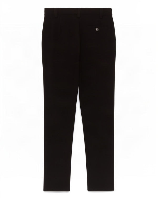 Damskie spodnie typu slim casual Iceberg IT 42 Medium W28 L29 Czarna dziewicza wełna
