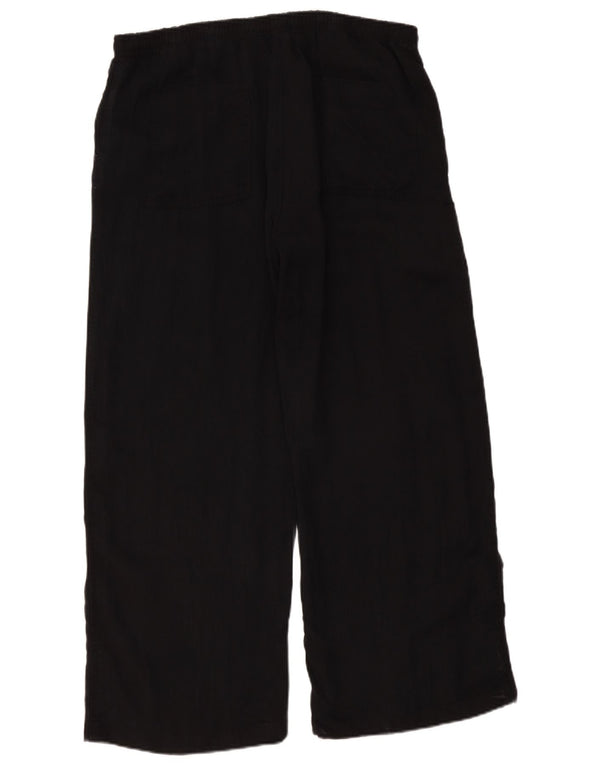 Damskie spodnie Zara o luźnym kroju z wysokim stanem XL W36 L29 czarne