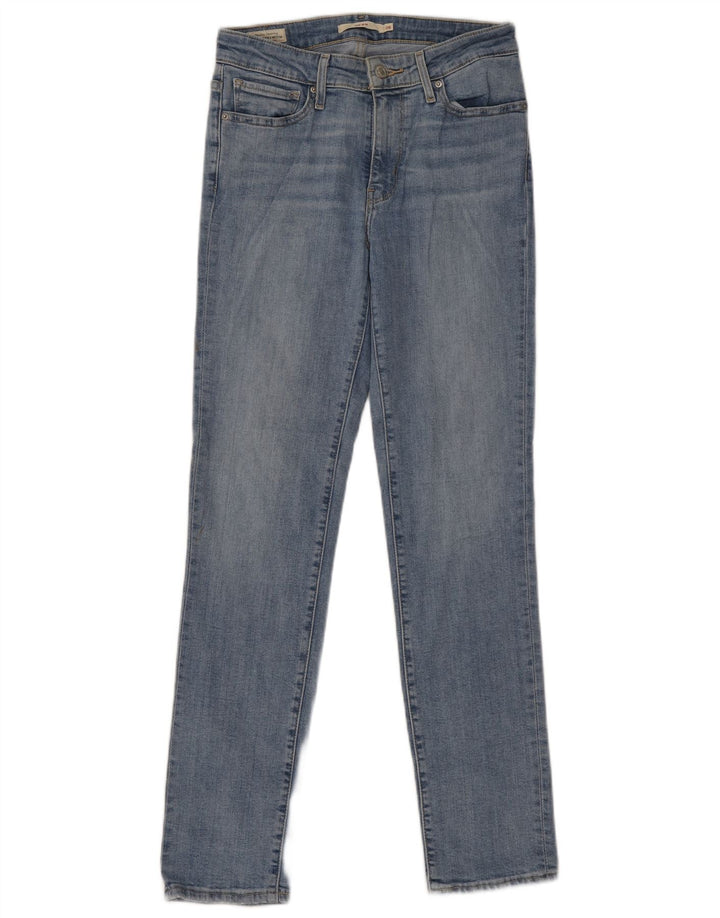 Damskie jeansy Levi's 712 Slim W28 L30 Niebieska bawełna