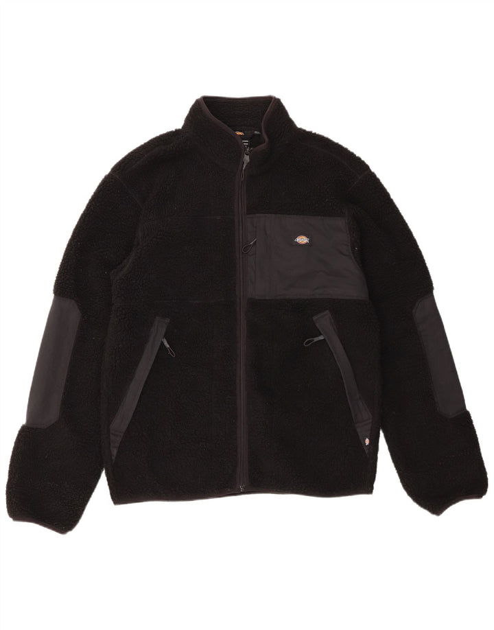 Męska kurtka polarowa Dickies UK 38, poliester w kolorze średniej czerni