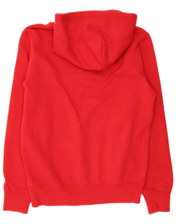 Męski sweter z kapturem Champion, mały, czerwony, bawełniany