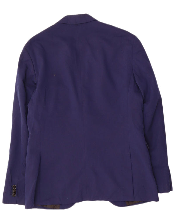 Męska marynarka Jack & Jones zapinana na 2 guziki, super wąska marynarka IT 52 XL, granatowa