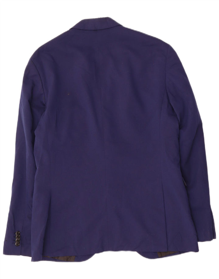 Męska marynarka Jack & Jones zapinana na 2 guziki, super wąska marynarka IT 52 XL, granatowa
