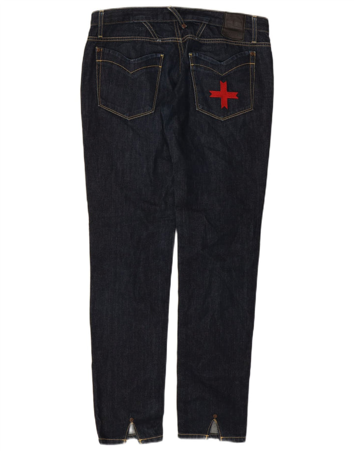 Damskie jeansy slim Zu Elements W30 L31 Granatowa bawełna