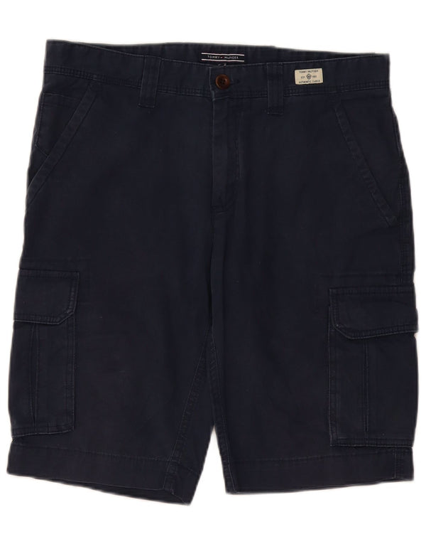 Męskie spodenki cargo Tommy Hilfiger W32 Średni granatowy, bawełniany