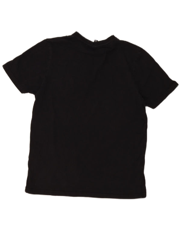 Męski T-shirt Ellesse Slim Fit, duży, czarny, bawełniany
