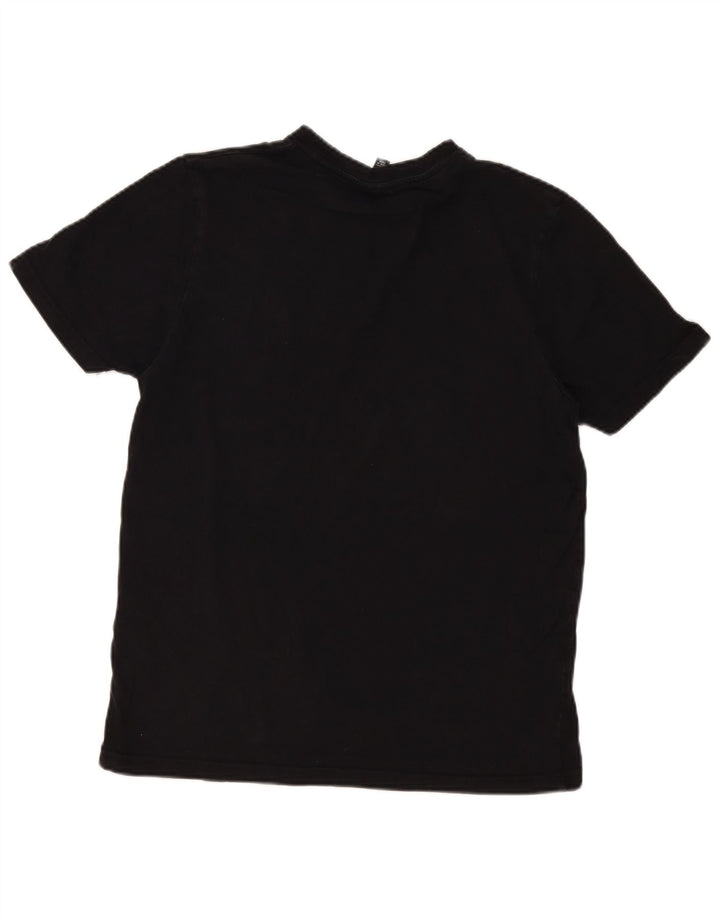 Męski T-shirt Ellesse Slim Fit, duży, czarny, bawełniany