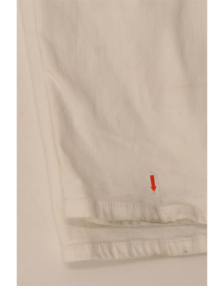 Marks & Spencer Damskie Regular Straight Jeans UK 20 2XL W40 L29 Białe