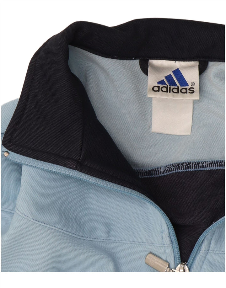 Damska kurtka dresowa Adidas UK 12, średnia granatowa, blok kolorów