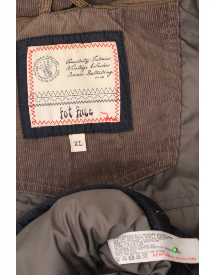 Męska wyściełana kamizelka FAT FACE UK 42 XL, granatowa, poliester