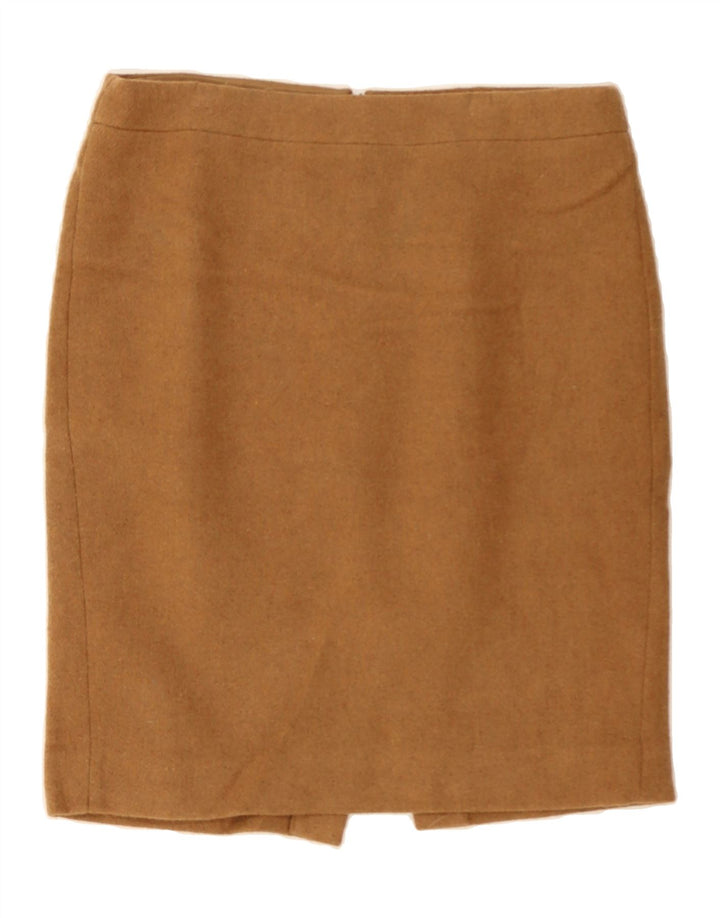 J. CREW Womens Pencil Skirt US 10 Large W32  Beige Wool Vintage J. Crew and Second-Hand J. Crew from Messina Hembry 