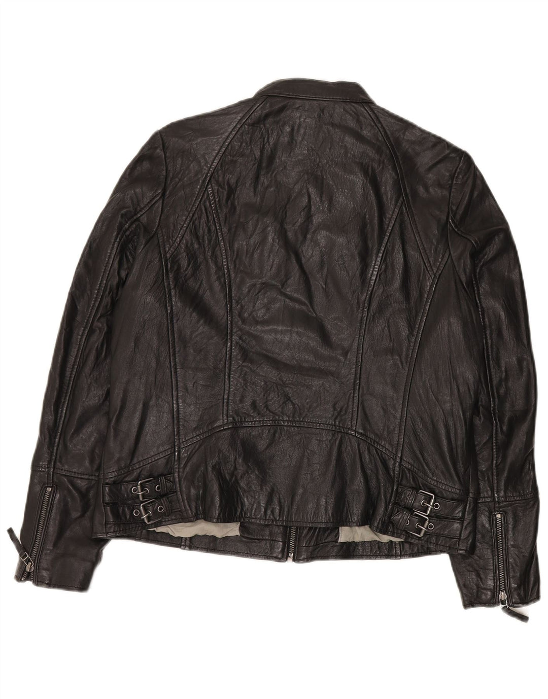 Kurtka skórzana damska Gypsy UK 22 3XL Czarna skóra