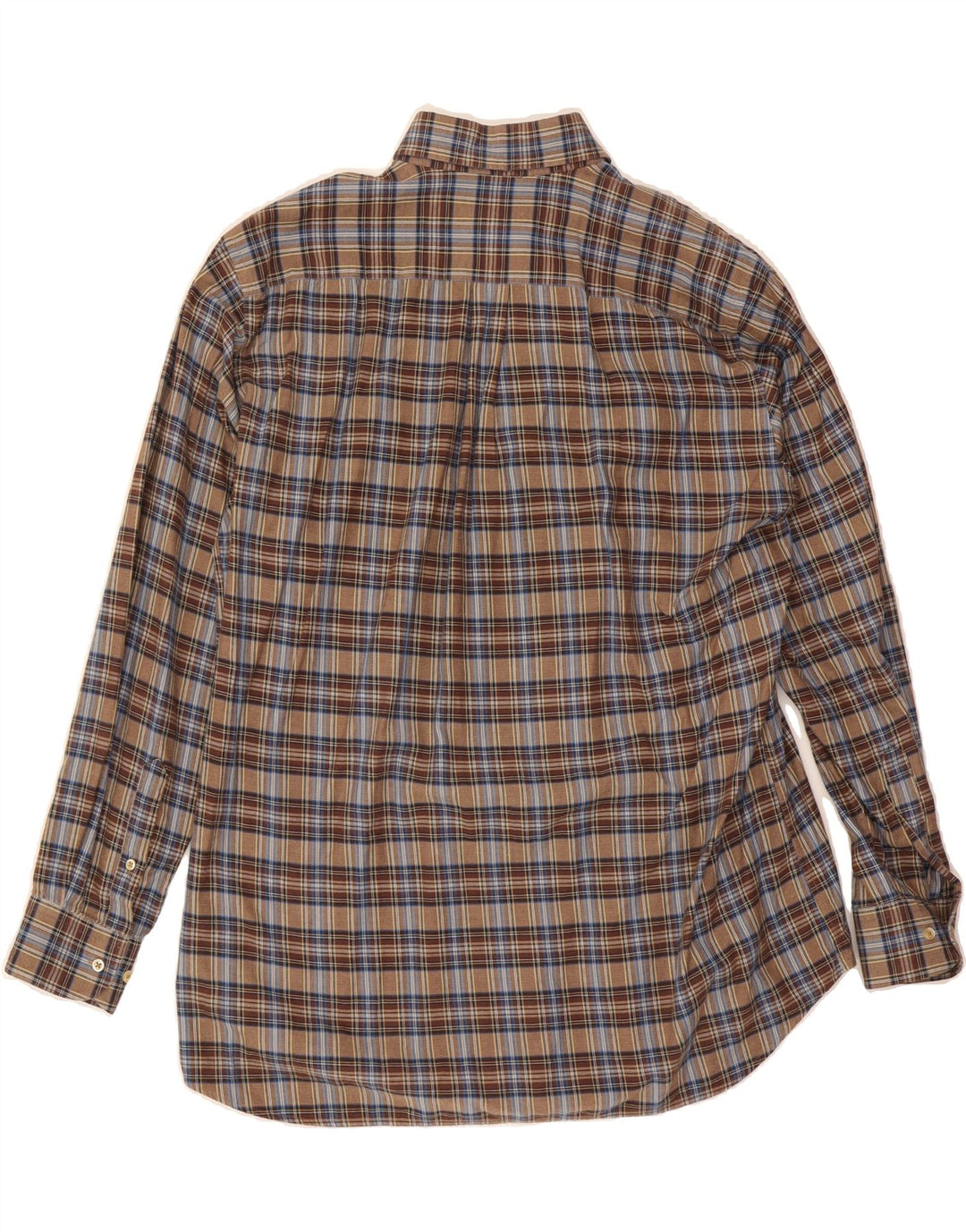 AVIREX Mens Flannel Shirt XL Brown Check Vintage Avirex and Second-Hand Avirex from Messina Hembry 