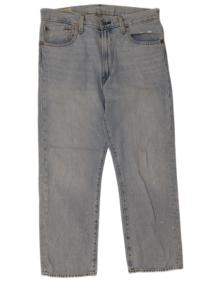 Męskie jeansy Levi's 551 Straight W32 L28 Niebieskie bawełniane