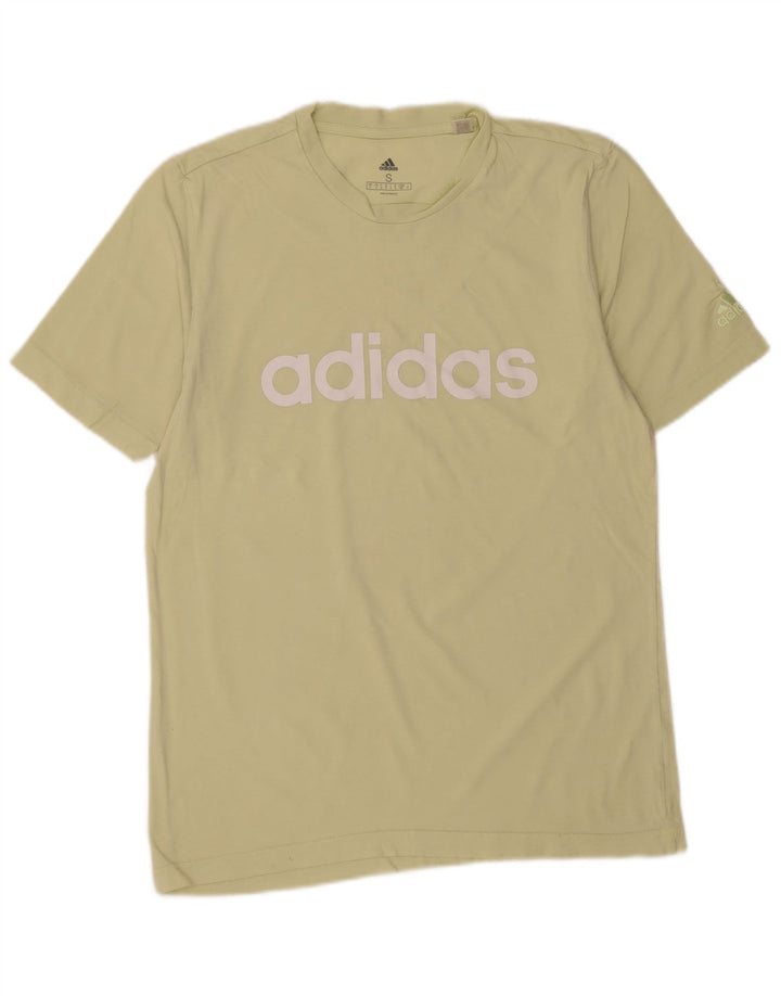 Męska koszulka z grafiką Adidas, mała, zielona