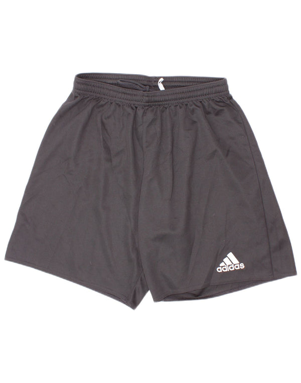 Chłopięce spodenki sportowe Adidas Climalite 9-10 lat, małe, czarne, poliestrowe