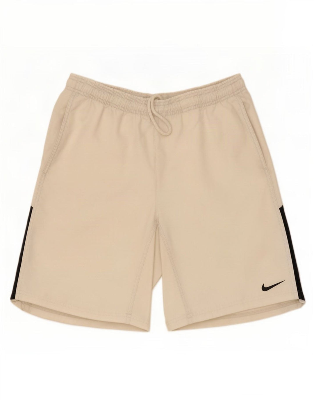 Męskie spodenki sportowe Nike Dri Fit, mały, biały, poliestrowy blok kolorów