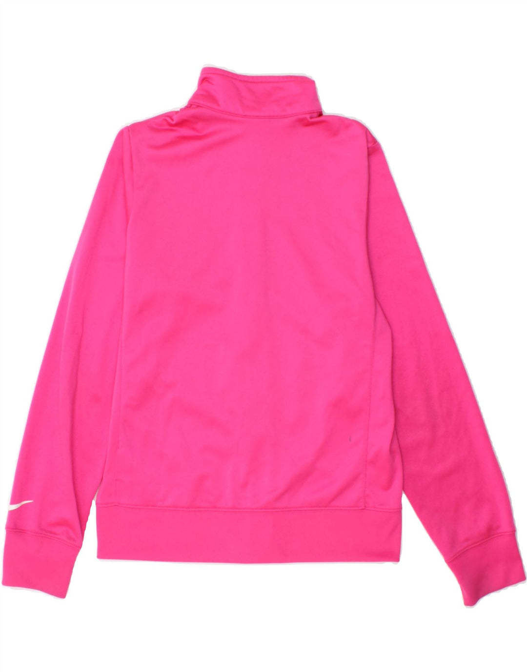 NIKE Girls Graphic Tracksuit Top Jacket 13-14 Years XL Pink Polyester Vintage Nike and Second-Hand Nike from Messina Hembry 