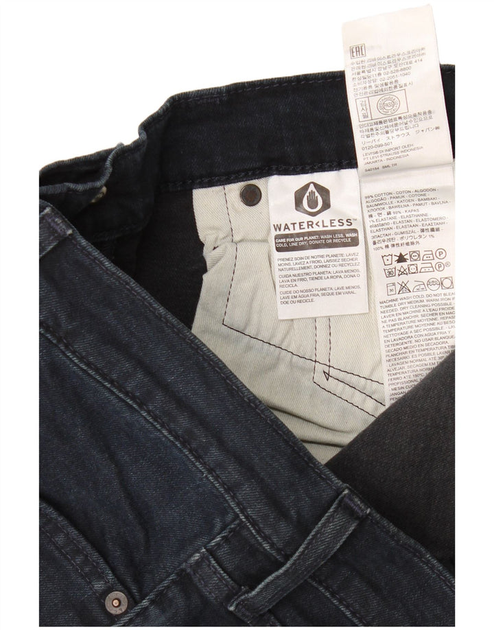 Męskie jeansy Levi's Slim W38 L30 Granatowa bawełna