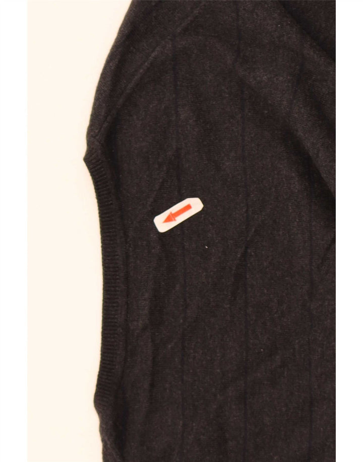 Męski sweter Massimo Dutti z dekoltem w kształcie litery V, 2XL, w czarne paski