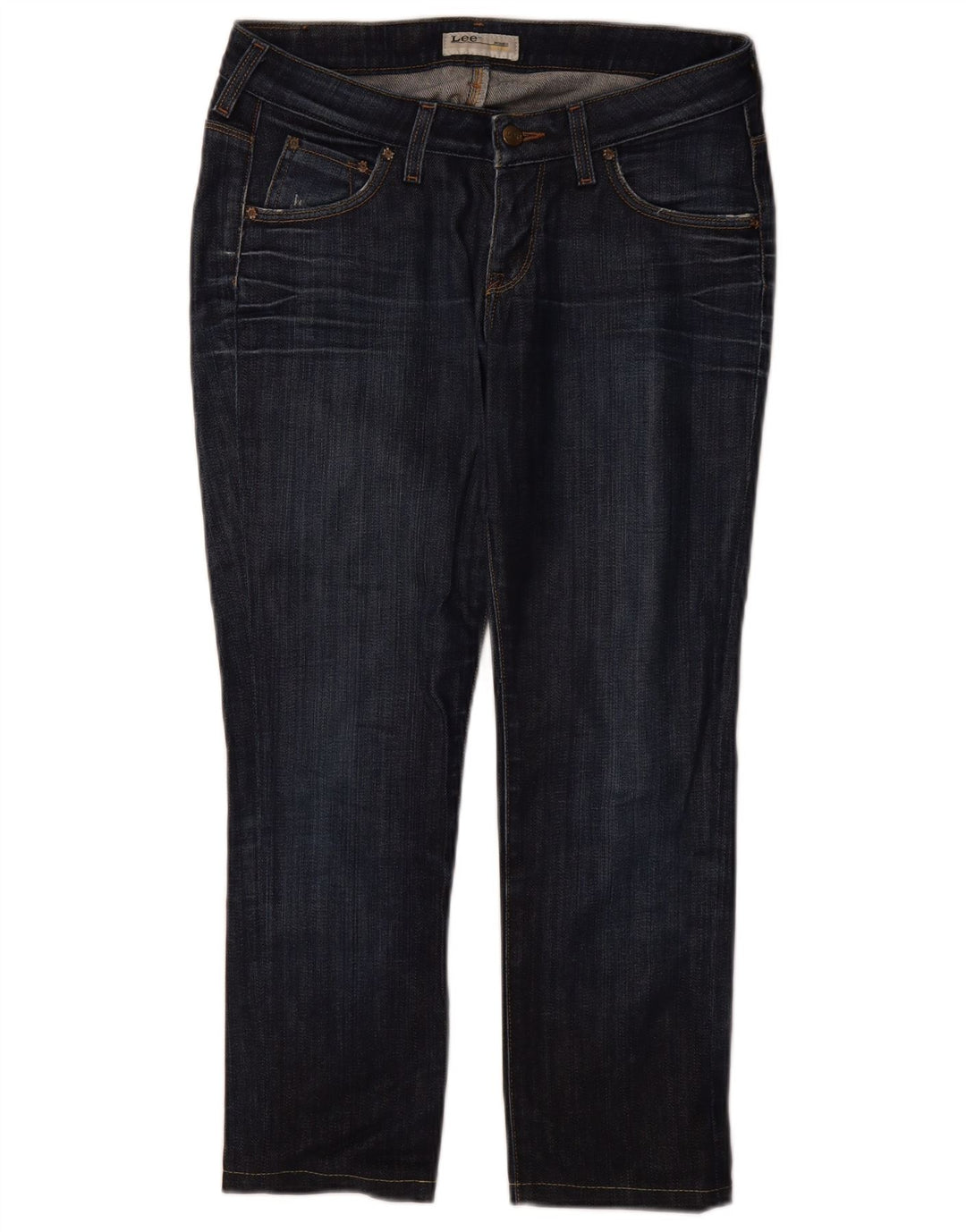 Damskie jeansy Lee Norma Slim W29 L26 Granatowe, bawełniane