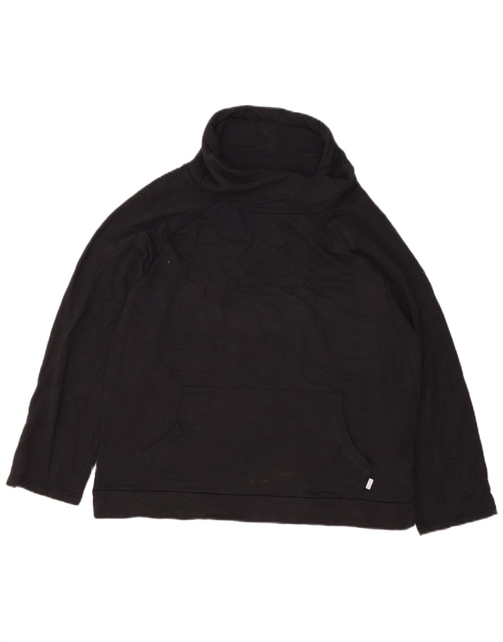 Damska bluza oversize Fat Face z wywijanym dekoltem UK 10, mała czarna