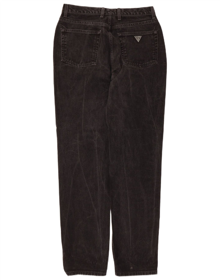 Guess Damskie Zwężane Dżinsy W31 L30 Czarne Bawełniane