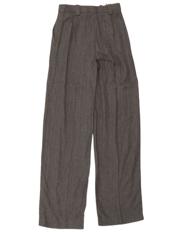 Massimo Dutti Womens High Waist Chino Trousers EU 34 2XS W24 L34 Grey