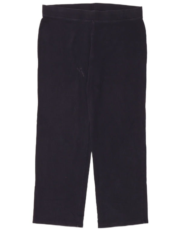 Damskie spodnie dresowe Marks & Spencer UK 18 XL, granatowe, bawełniane
