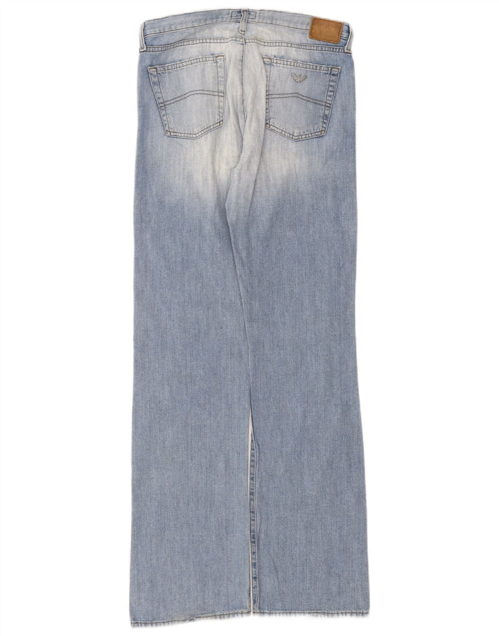 Damskie jeansy Bootcut Armani W29 L32 Niebieskie bawełniane