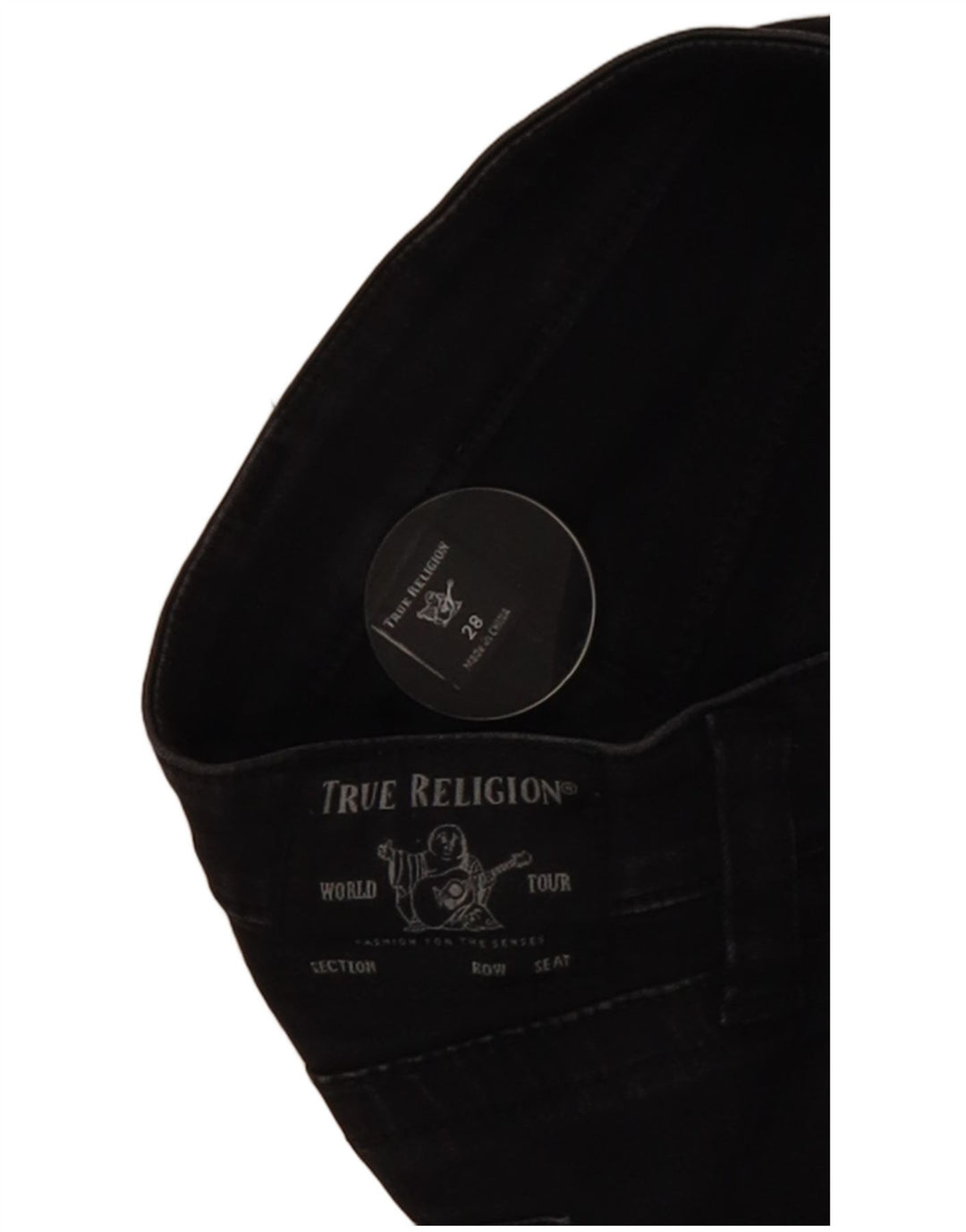 Damskie jeansy Skinny True Religion W28 L28 czarne