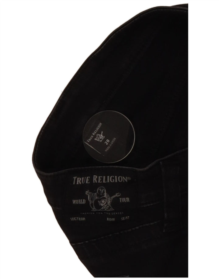 Damskie jeansy Skinny True Religion W28 L28 czarne