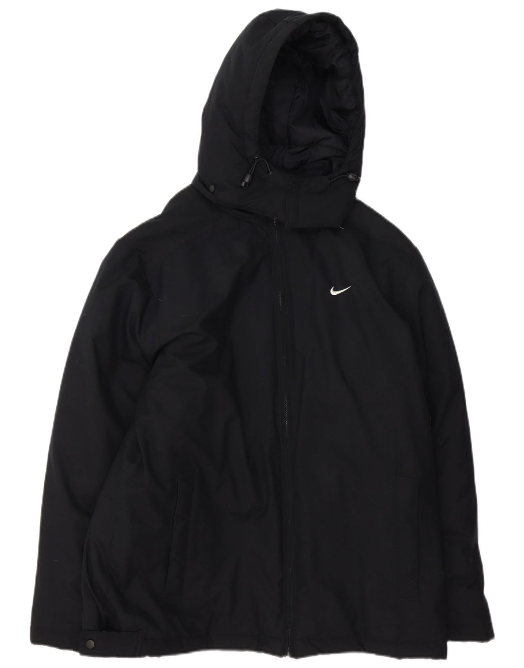 Męska kurtka wiatrówka z kapturem Nike UK 38, średnia czarna