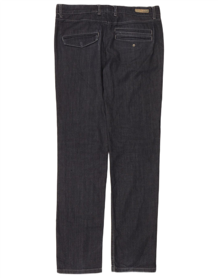 Męskie proste jeansy Zara EU 40 Medium W31 L34 Granatowe