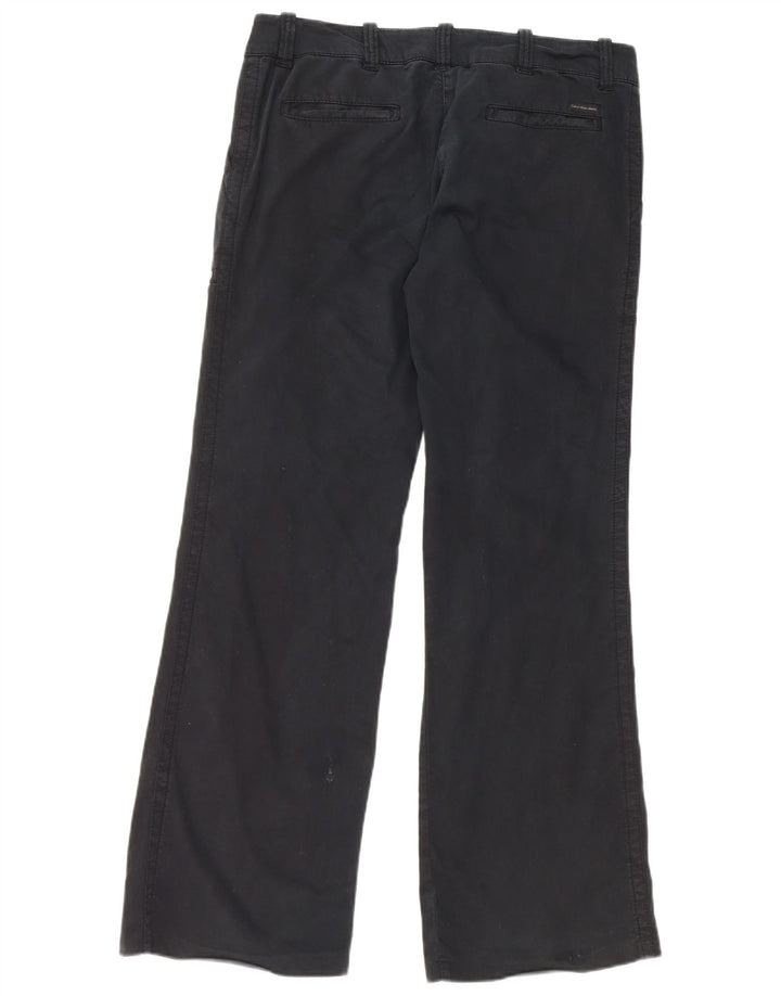 Damskie spodnie Bootcut Calvin Klein W31 L30 Czarne bawełniane