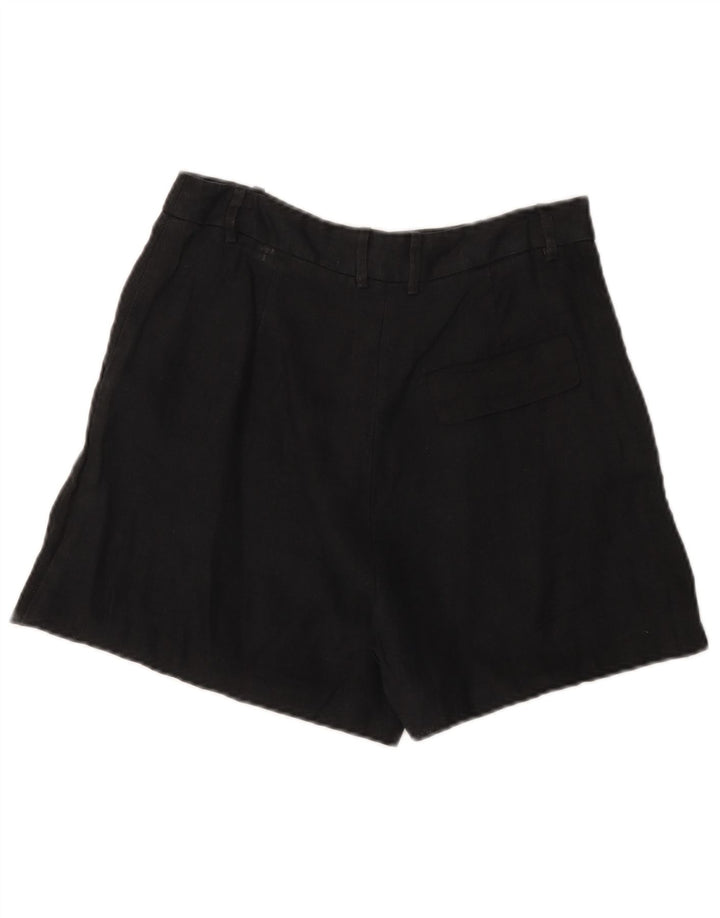 Damskie spodenki chino z wysokim stanem Zara, średnie W28, czarne