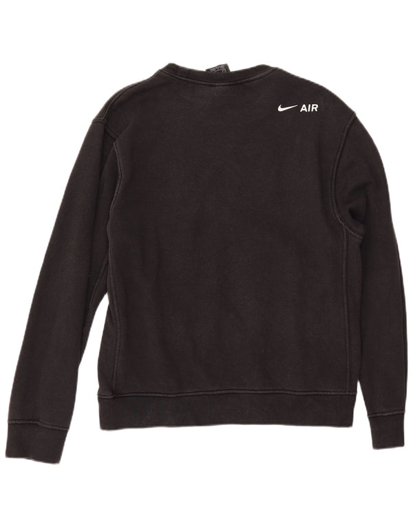 Damski sweter oversize NIKE z grafiką UK 10, mały, czarny, bawełniany