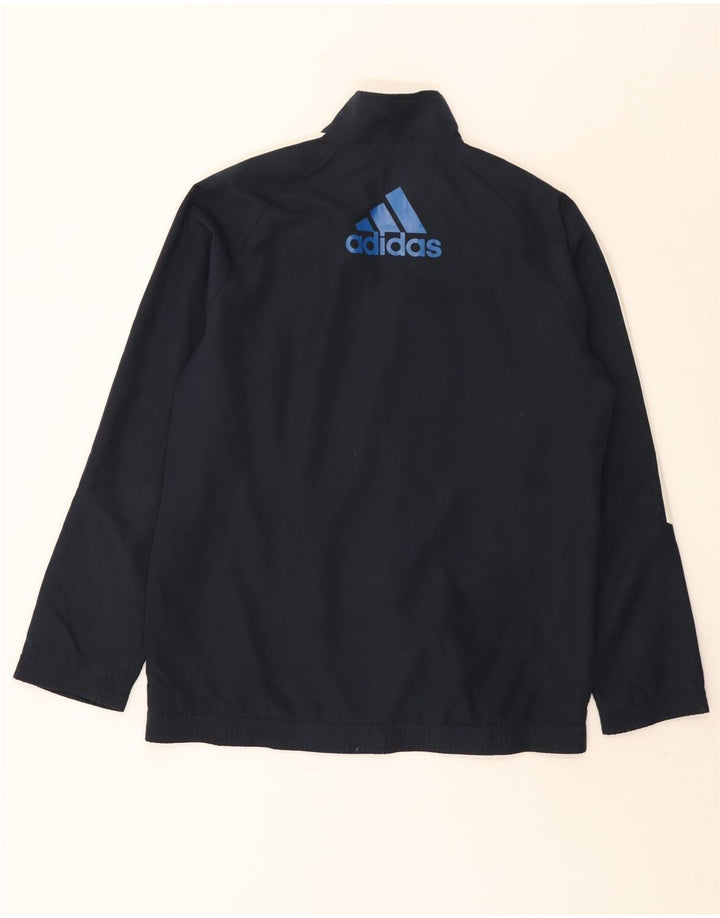 Adidas Chłopięcy Graficzny Pełny Dres 15-16 Lat Granatowy Poliester
