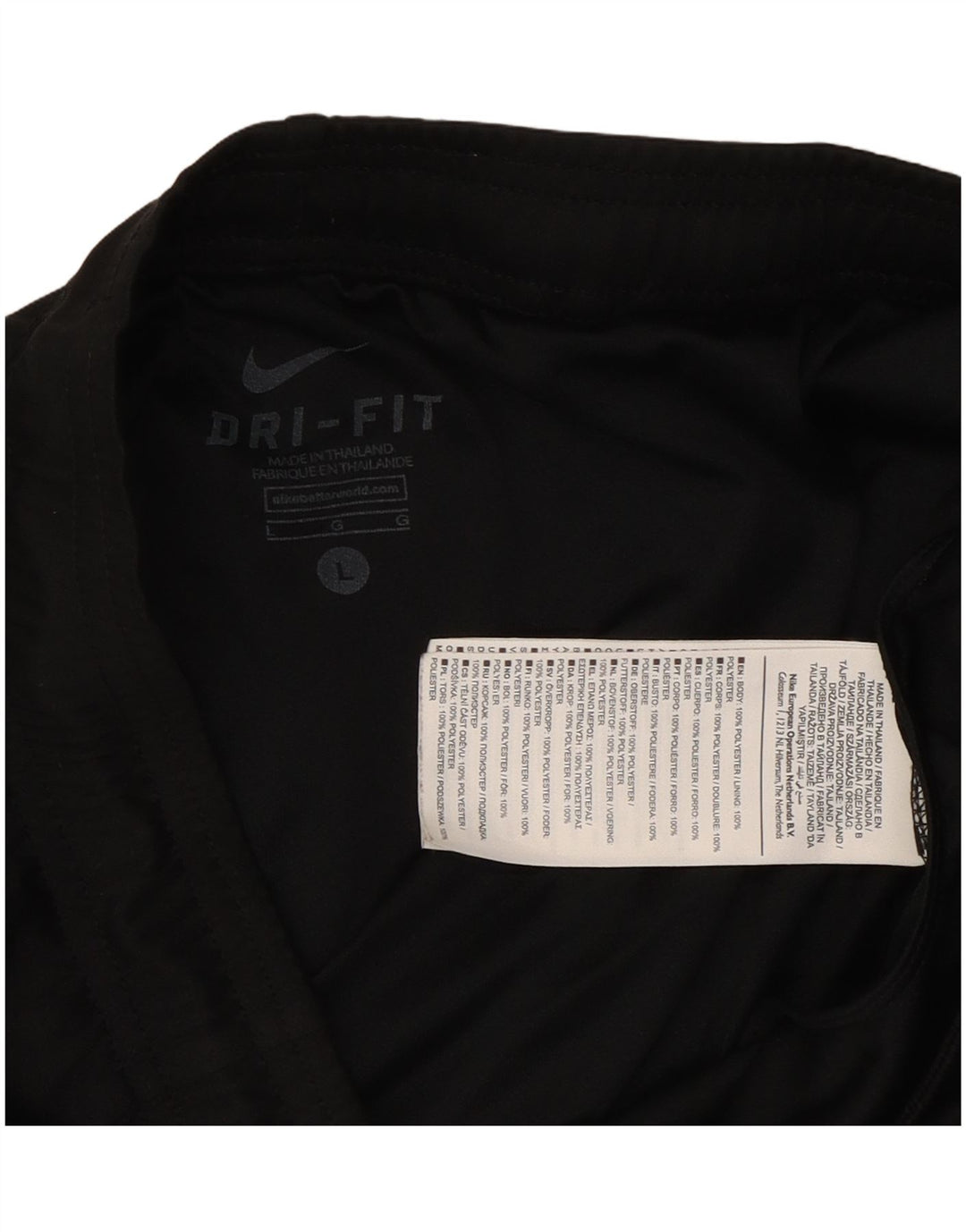 Męskie spodenki sportowe Nike Dri Fit, duże, czarne, poliestrowe