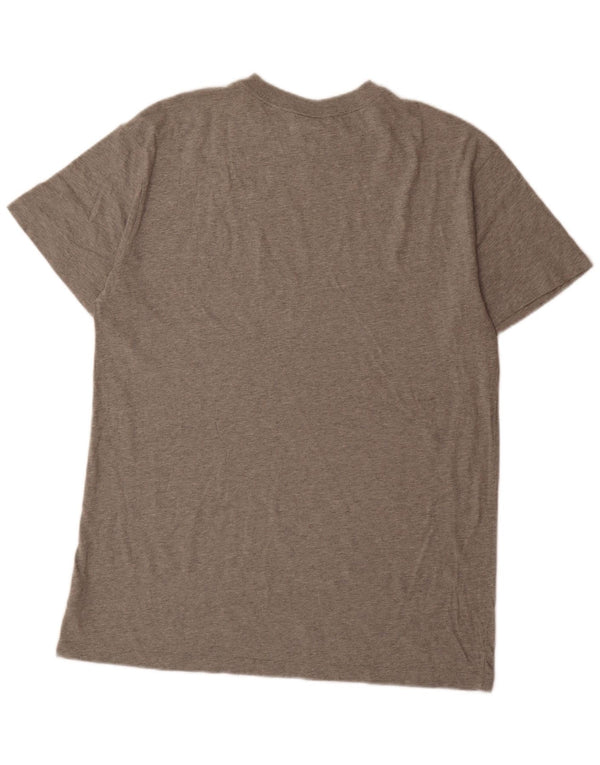 Męski T-shirt Nike, duży, szary, bawełniany