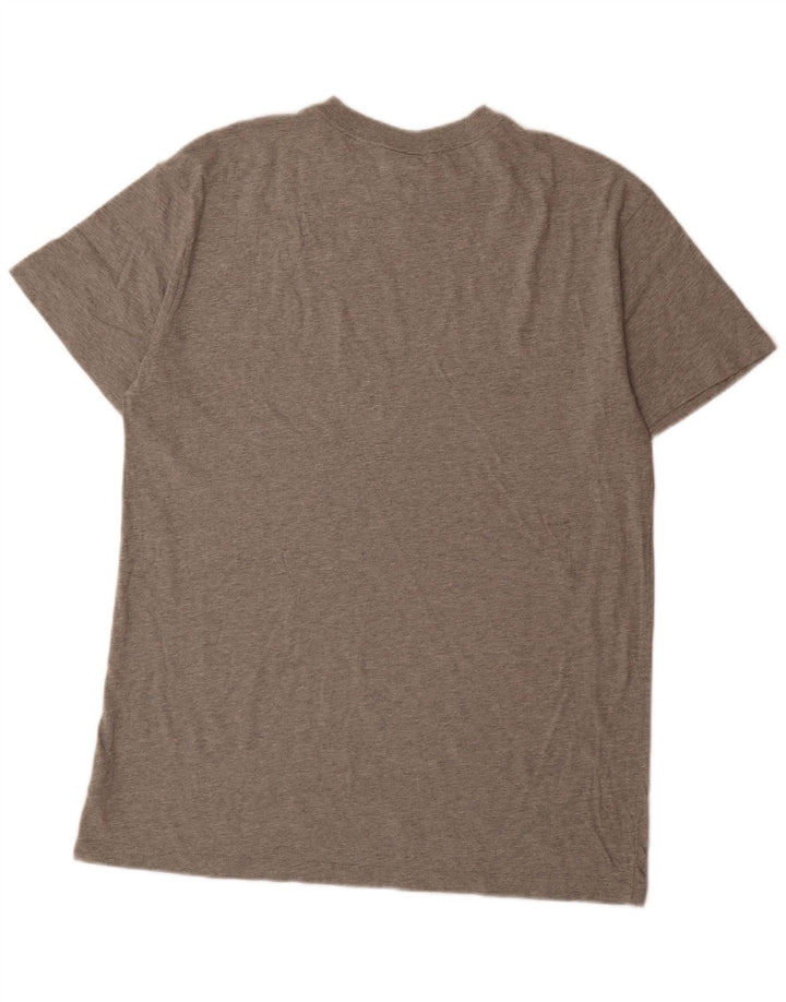 Męski T-shirt Nike, duży, szary, bawełniany