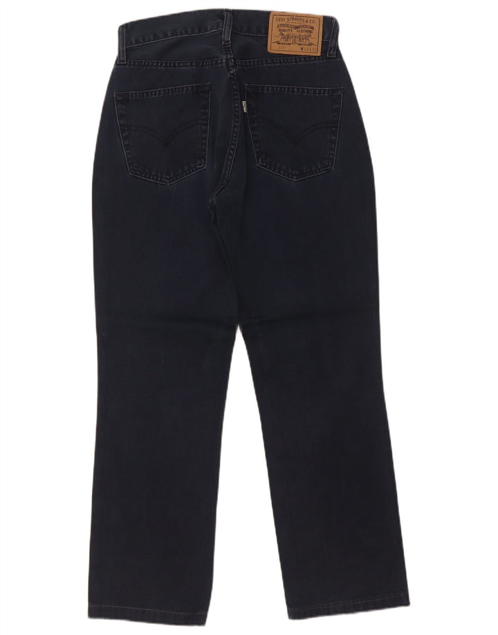 Damskie dżinsy Levi's 595 Straight W28 L27 Granatowa bawełna