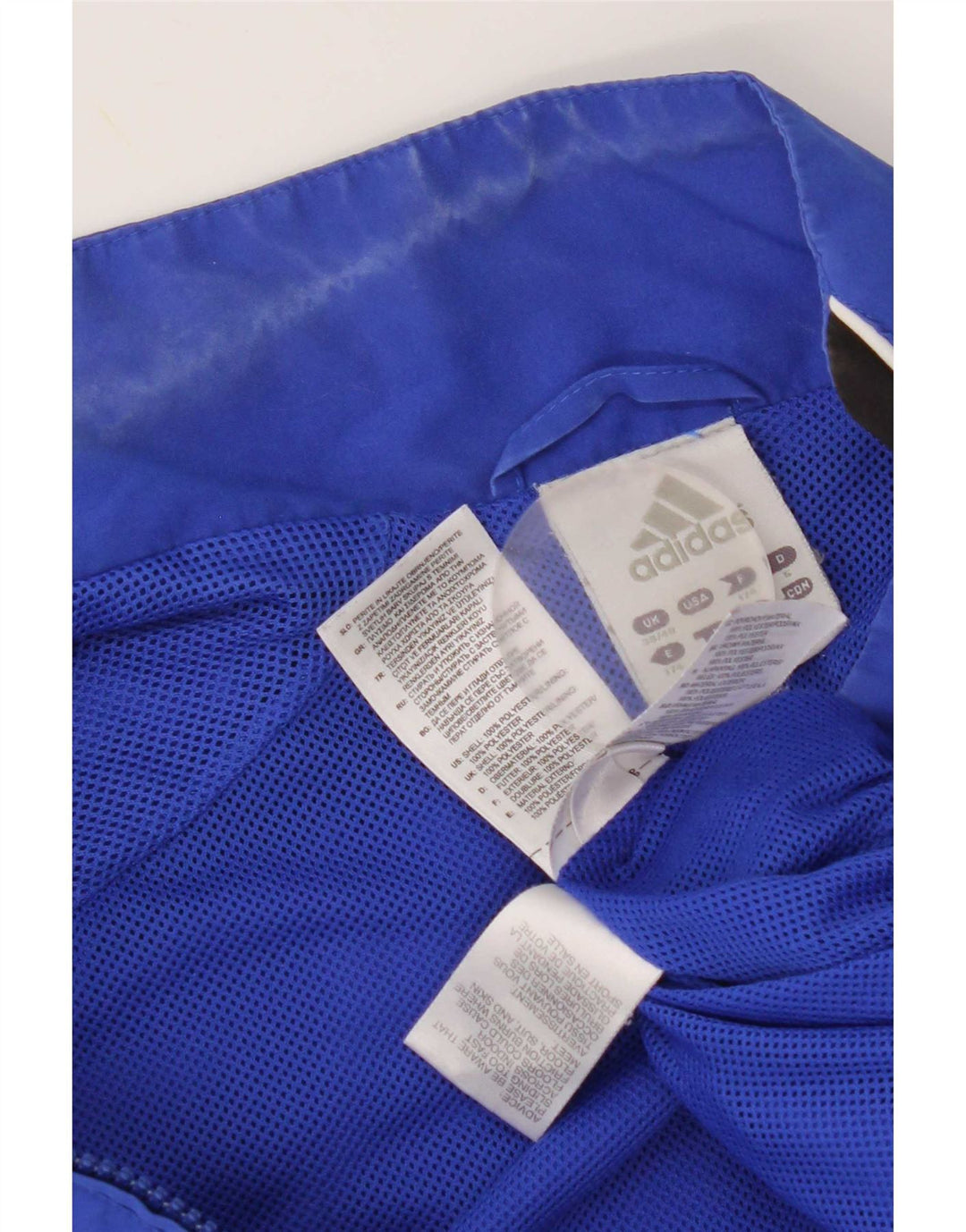 Męska kurtka dresowa Adidas Graphic UK 38/40 w kolorze średniego niebieskiego