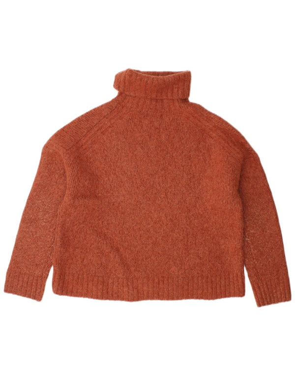 SUPERDRY Damski sweter z okrągłym dekoltem UK 12 Średni brąz