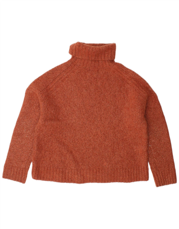 SUPERDRY Damski sweter z okrągłym dekoltem UK 12 Średni brąz