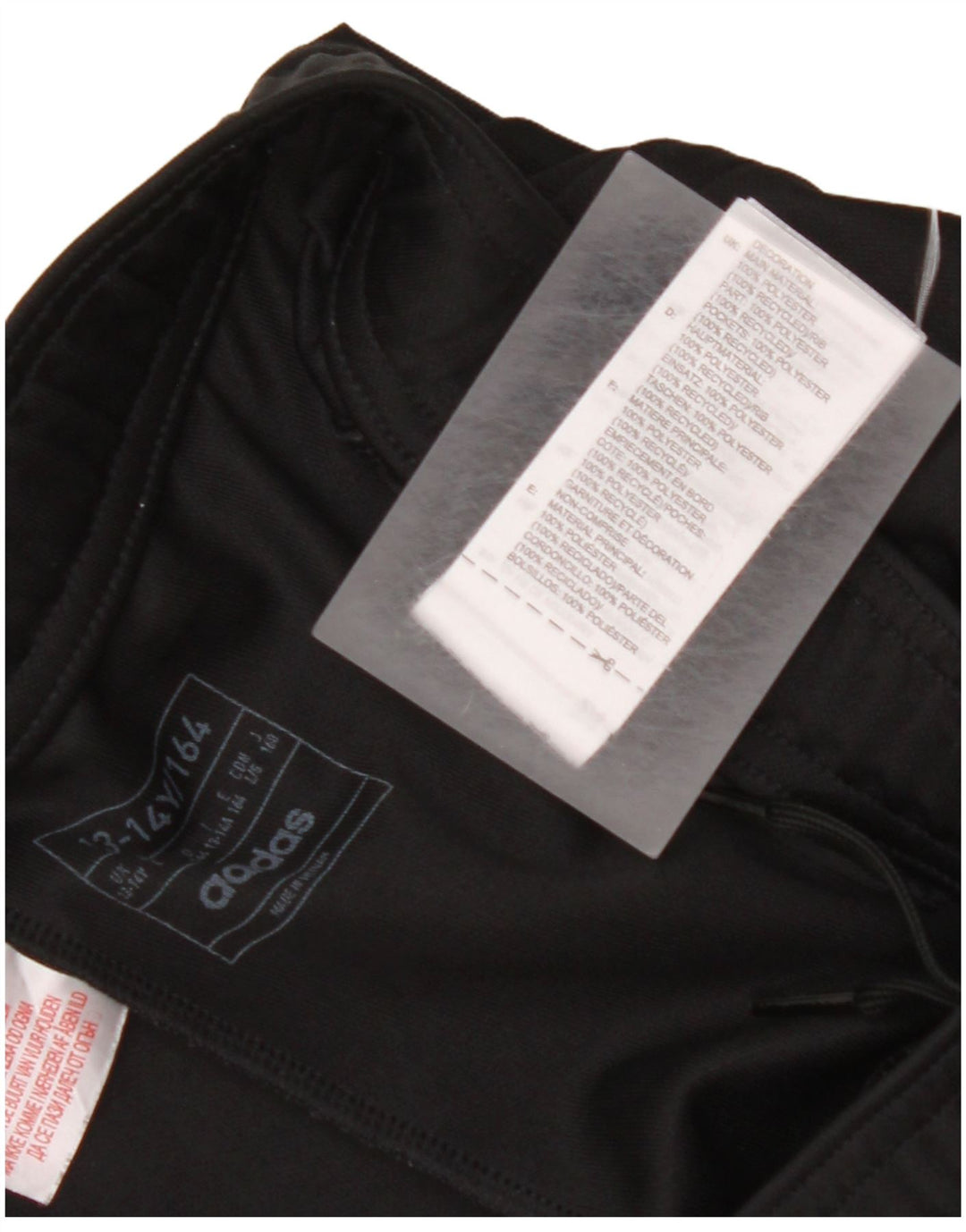 Chłopięce spodnie dresowe ADIDAS Aeroready 13-14 lat, czarny poliester