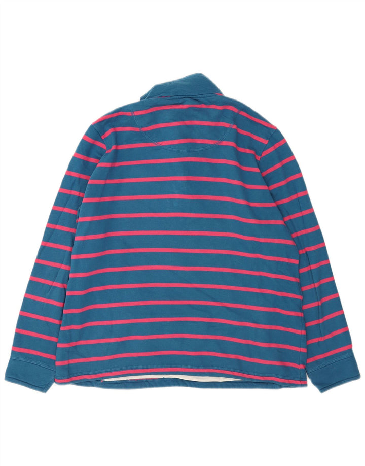 Damska bluza oversize Crew Clothing Jumper UK 14, duże niebieskie paski