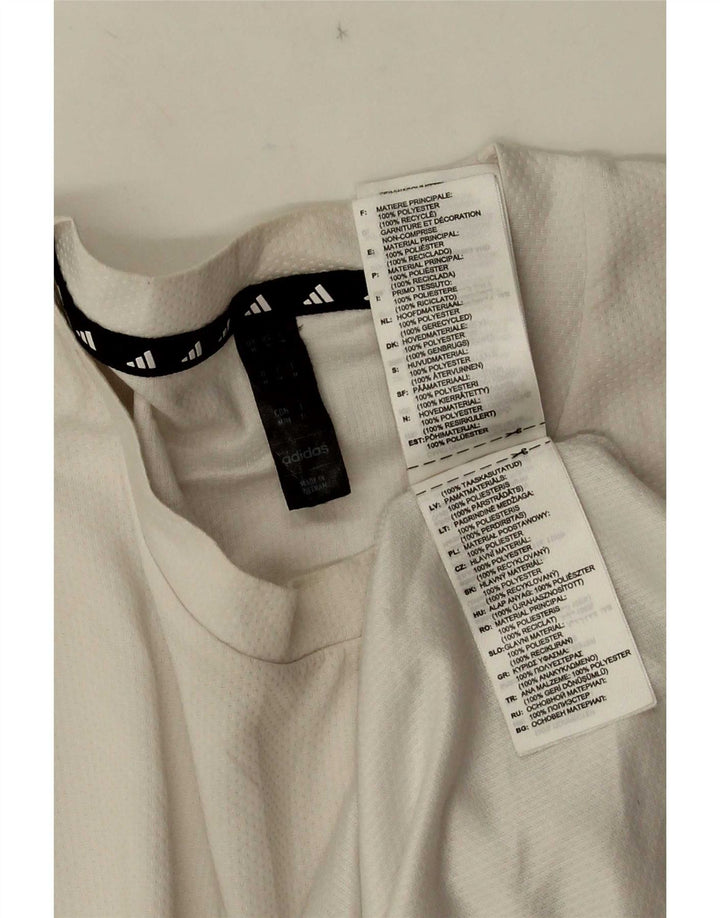 Męska koszulka Adidas Aeroready Top Medium White Polyester
